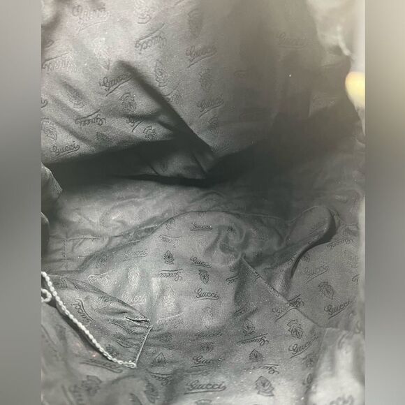 Guccissima Gucci Black Handbag Bag Hobo - Picture 7 of 14